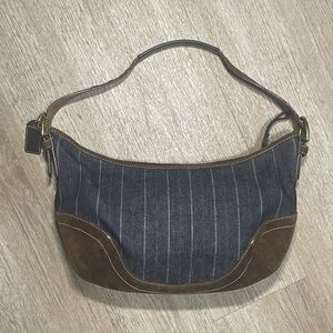 COACH DENIM/SUEDE HOBO 4287 BAG